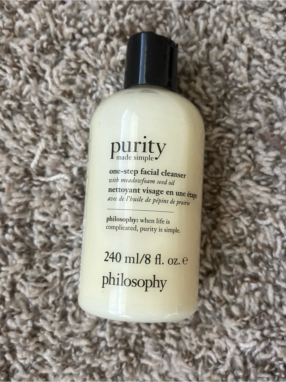 Philosophy Purity One-Step Facial Cleanser - Cream & Black